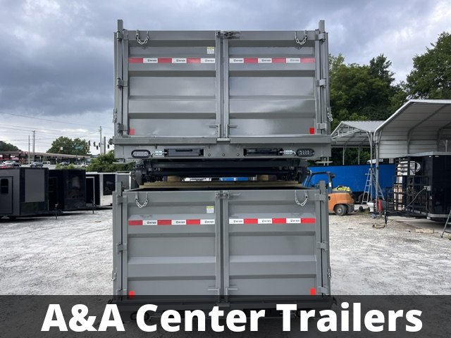 2026 Southern Utility Trailers 7x14 Dump Trailer Telescopic Lift 4 Foot Sides 14,000 GVWR W/Tarp and
