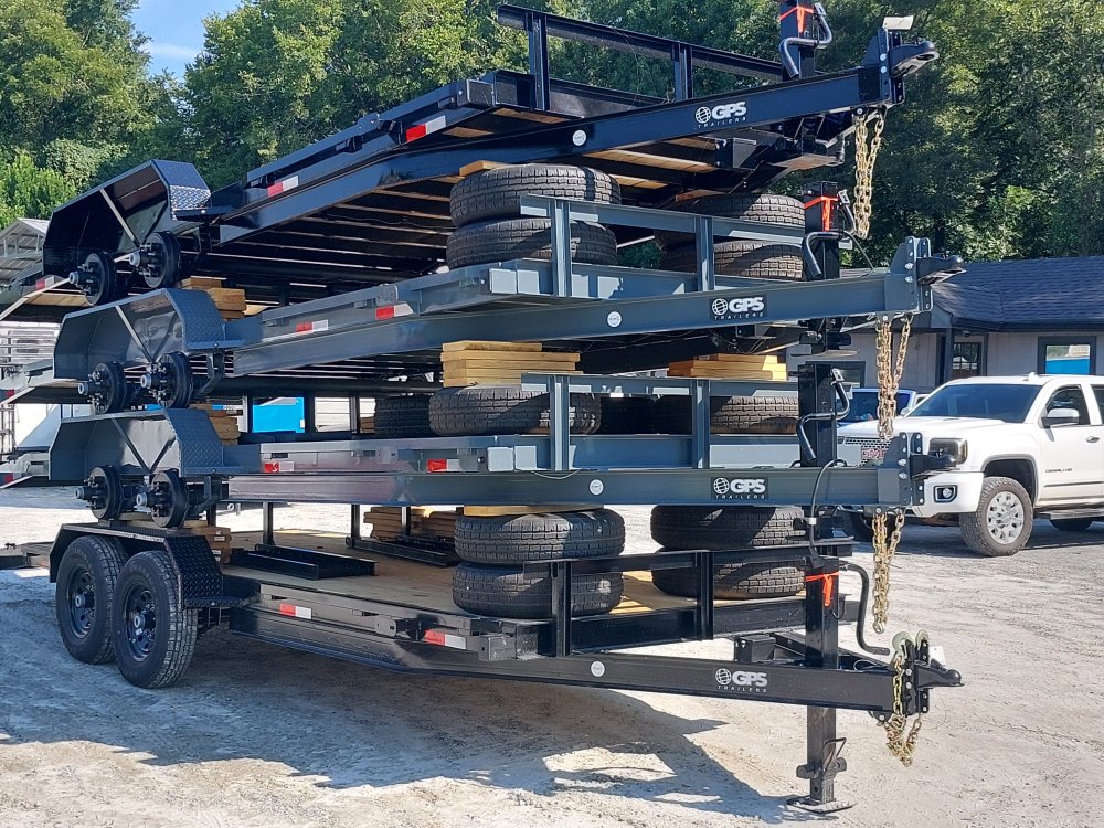 7x20 Equipment Trailer 14,000 GVWR, 2027 GPS