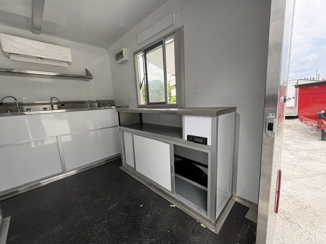2025 ACHA USED 8X10 Food Trailer W/ Triple Sink, Concession Window Other