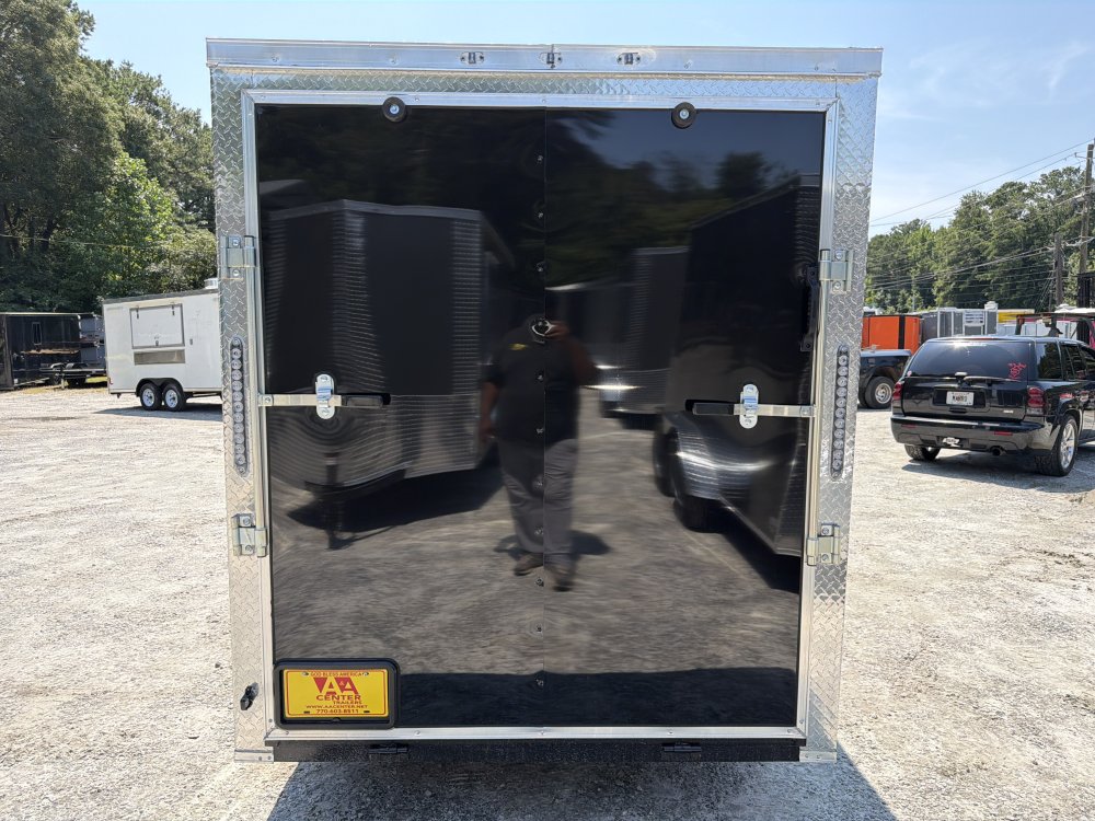 6x12 Enclosed Trailer 6'6" Interior Height W/ Side Door & Ramp 2026 J&C