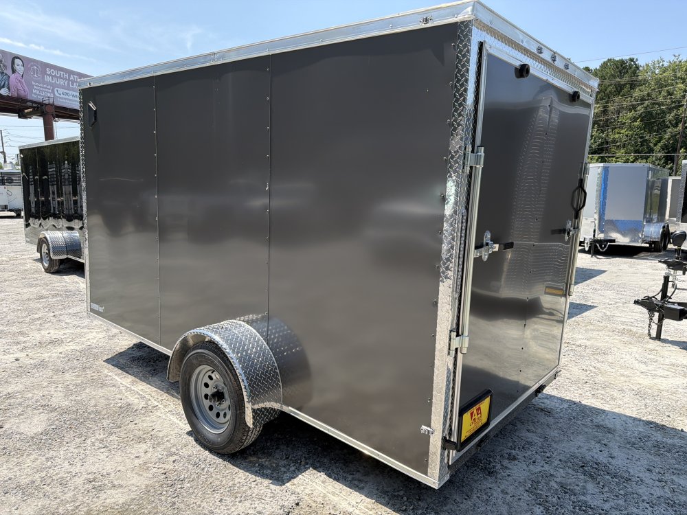 6x12 Enclosed Trailer 6'6" Interior Height W/ Side Door & Ramp 2026 J&C