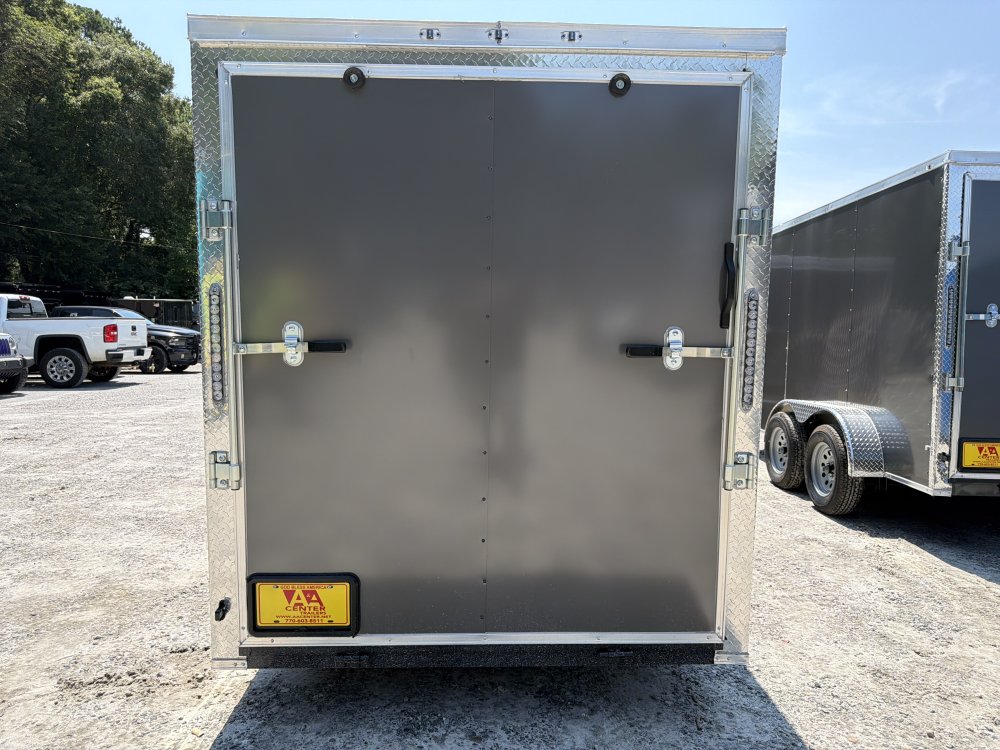 6x12 Enclosed Trailer 6'6" Interior Height W/ Side Door & Ramp 2026 J&C