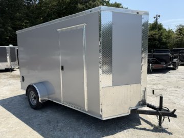 6x12 Enclosed Trailer 6'6" Interior Height W/ Side Door & Ramp 2026 J&C
