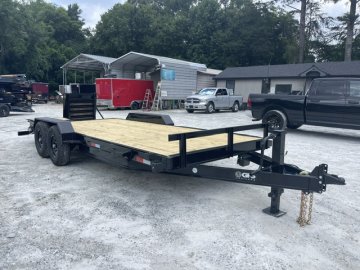 2026 Gps 7x20 Equipment Trailer W/ 2-7000LB Axles, Mack Daddy Ramps
