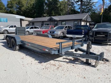 2026 Gps 7x20 Equipment Trailer W/ 2-7000LB Axles, Mack Daddy Ramps