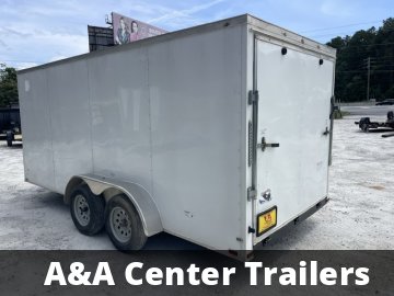 2026 Quality Cargo USED- 7x16 Enclosed Trailer 6'3" Interior Height W/ Side Door & Ramp