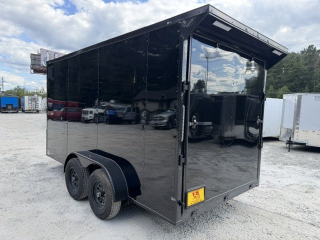 7x14 Enclosed Trailer 6'6" Interior Height W/ Side Door & Ramp 2026 J&C