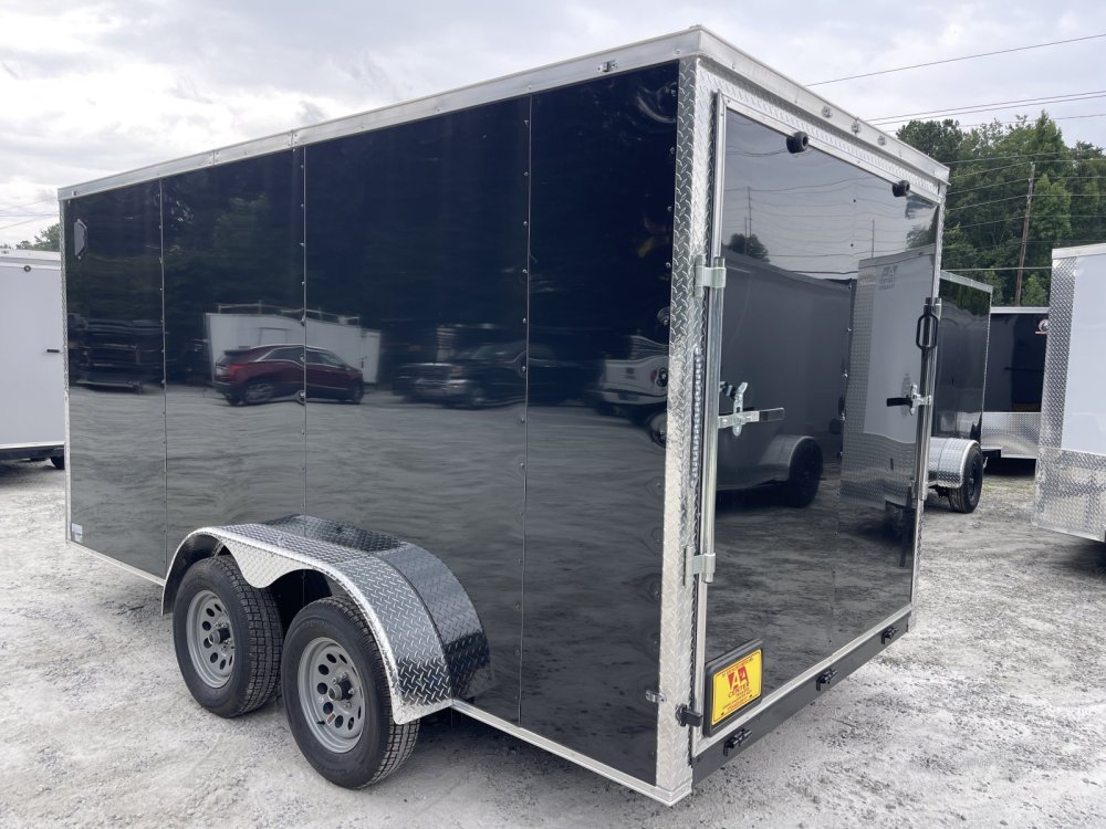 7x14 Enclosed Trailer 6'6" Interior Height W/ Side Door & Ramp 2026 J&C