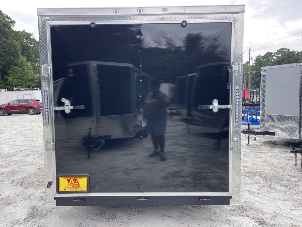 7x14 Enclosed Trailer 6'6" Interior Height W/ Side Door & Ramp 2026 J&C