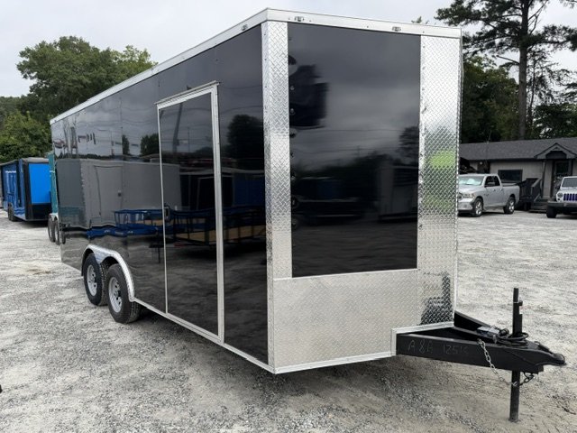 8.5x18 Enclosed Trailer 7' Interior Height W/2-5200LB Axles, Side Door & Ramp 2026 J&C