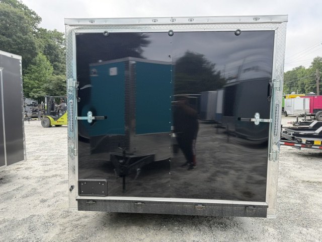 8.5x18 Enclosed Trailer 7' Interior Height W/2-5200LB Axles, Side Door & Ramp 2026 J&C