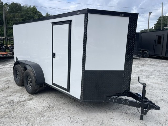5x12 Enclosed Trailer 5' Interior Height W/ Side Door & Ramp 2026 J&C