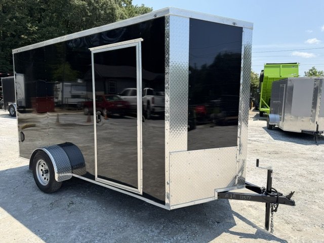 6x12 Enclosed Trailer 6'6" Interior Height W/ Side Door & Ramp 2026 J&C