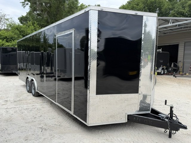 2026 J&C 8.5x24 Enclosed Trailer 7 Foot Interior Height W/ Side Door & Ramp