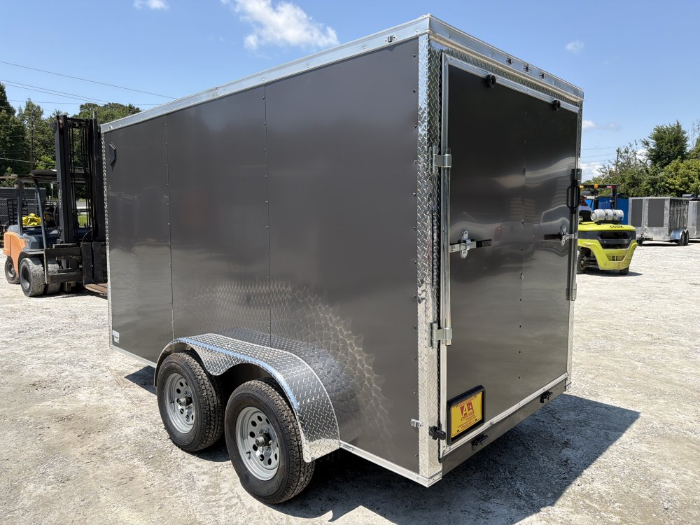 6x12 Enclosed Trailer 6'6" Interior Height W/ Side Door & Ramp 2026 J&C