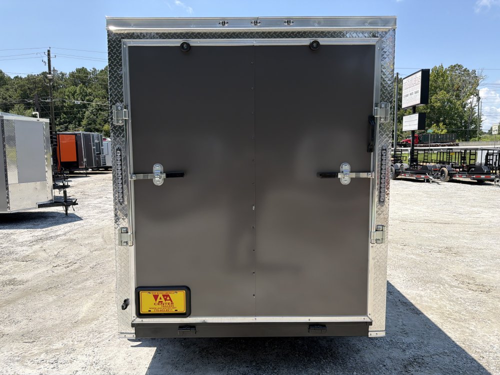6x12 Enclosed Trailer 6'6" Interior Height W/ Side Door & Ramp 2026 J&C