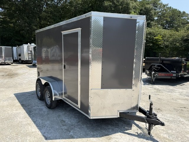 6x12 Enclosed Trailer 6'6" Interior Height W/ Side Door & Ramp 2026 J&C