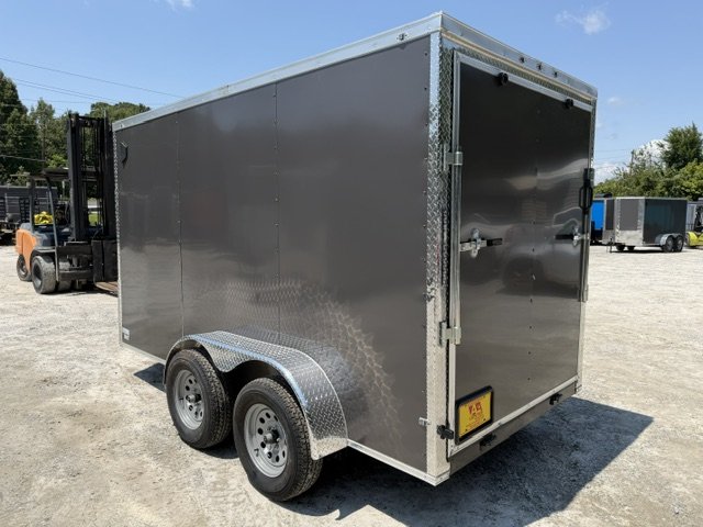 6x12 Enclosed Trailer 6'6" Interior Height W/ Side Door & Ramp 2026 J&C