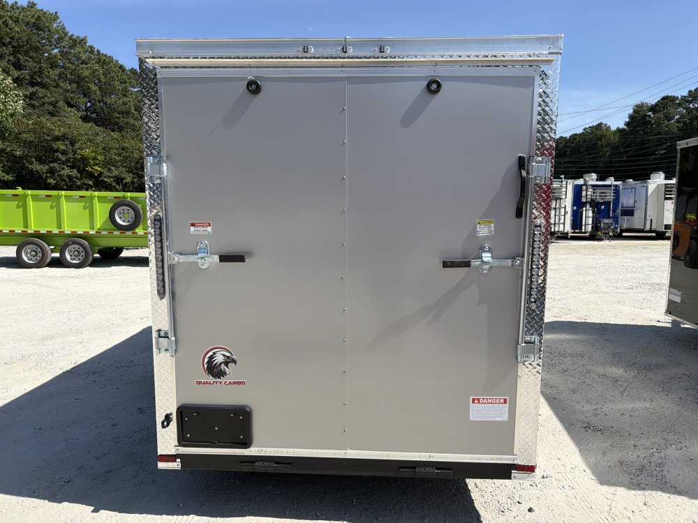 6x12 Enclosed Trailer 6'3" Interior Height W/ Side Door & Ramp 2027 Quality Cargo