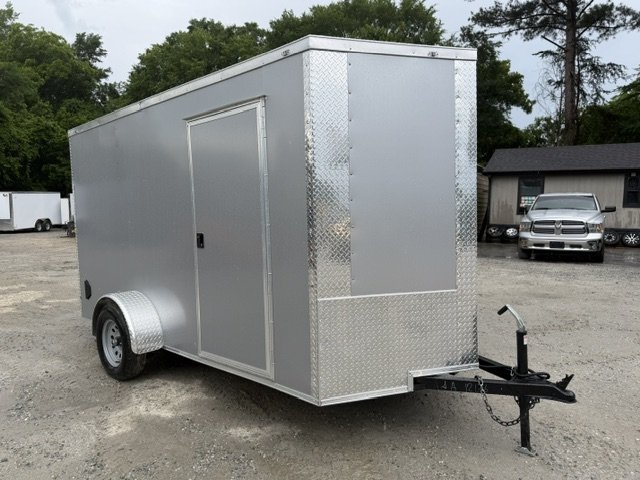 2026 J&C 6x12 Enclosed Trailer 6'6" Interior Height W/ Side Door & Ramp