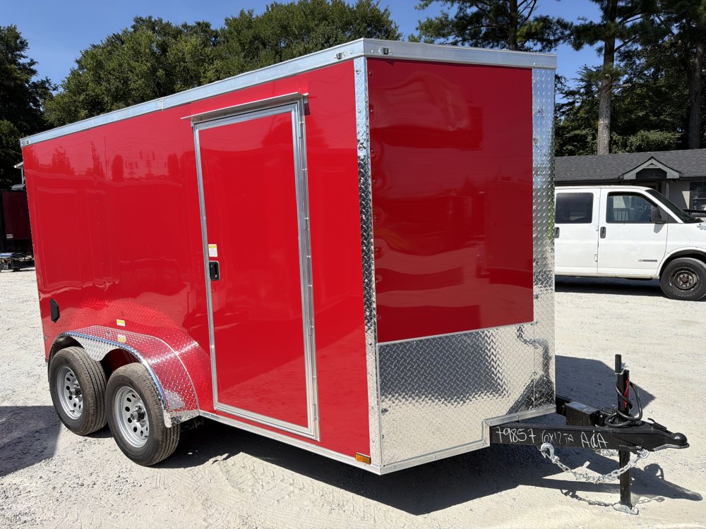 6x12 Enclosed Trailer Dual Axle 6'3" Interior Height W/ Side Door & Ramp 2027 Quality Cargo