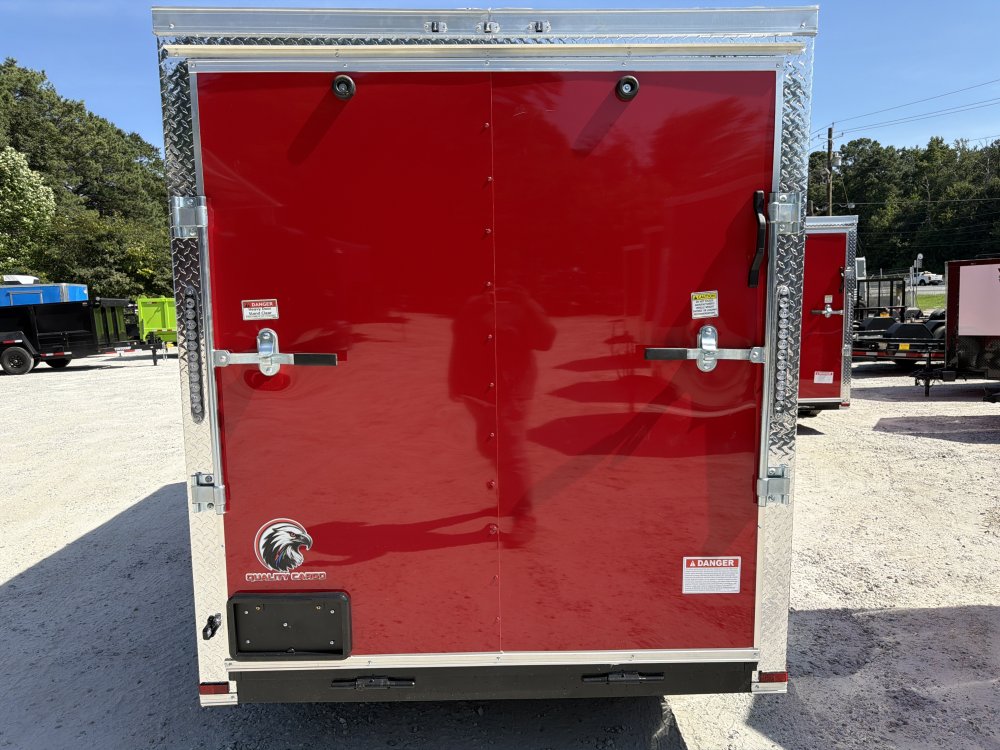 6x12 Enclosed Trailer Dual Axle 6'3" Interior Height W/ Side Door & Ramp 2027 Quality Cargo