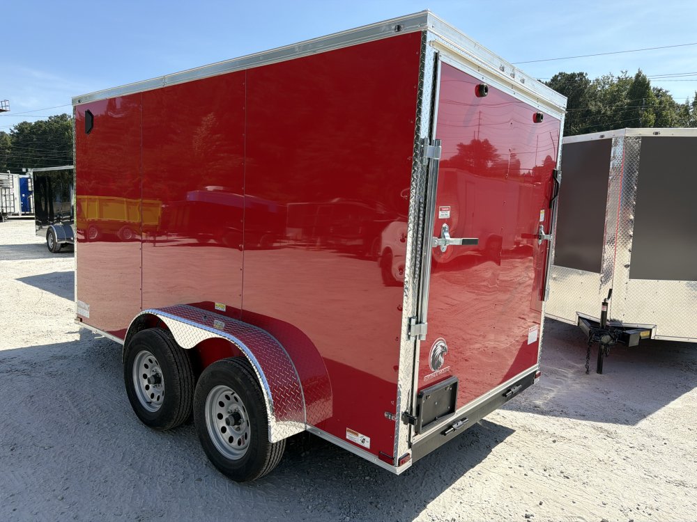 6x12 Enclosed Trailer Dual Axle 6'3" Interior Height W/ Side Door & Ramp 2027 Quality Cargo