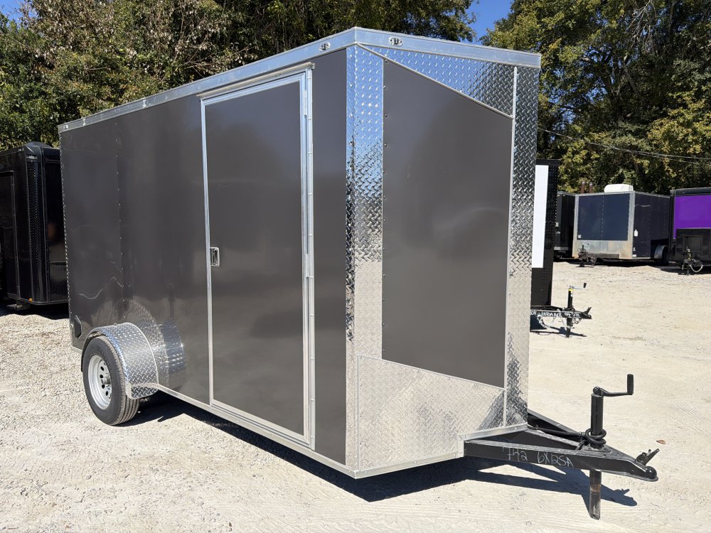 6x12 Enclosed Trailer 6'6" Interior Height W/ Side Door & Ramp 2027 Coast 2 Coast