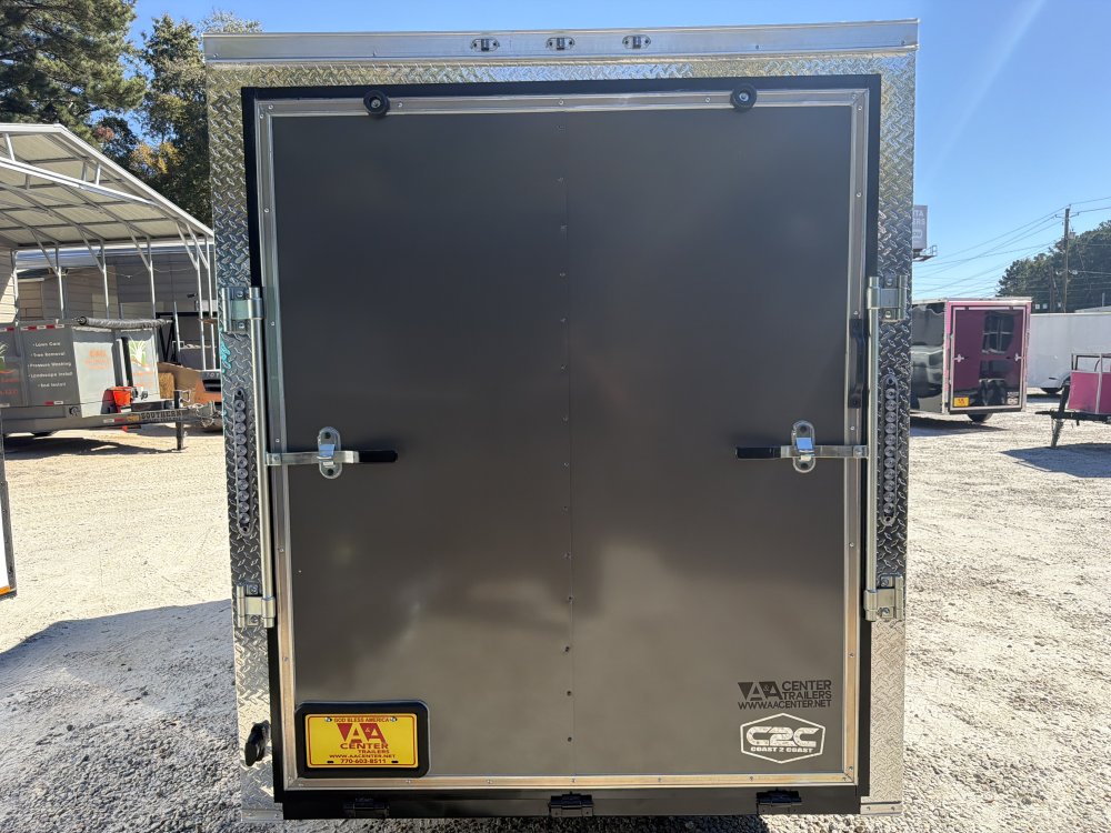 2027 Coast 2 Coast 6x12 enclosed cargo trailer, stock #000742, photo 3 of 3