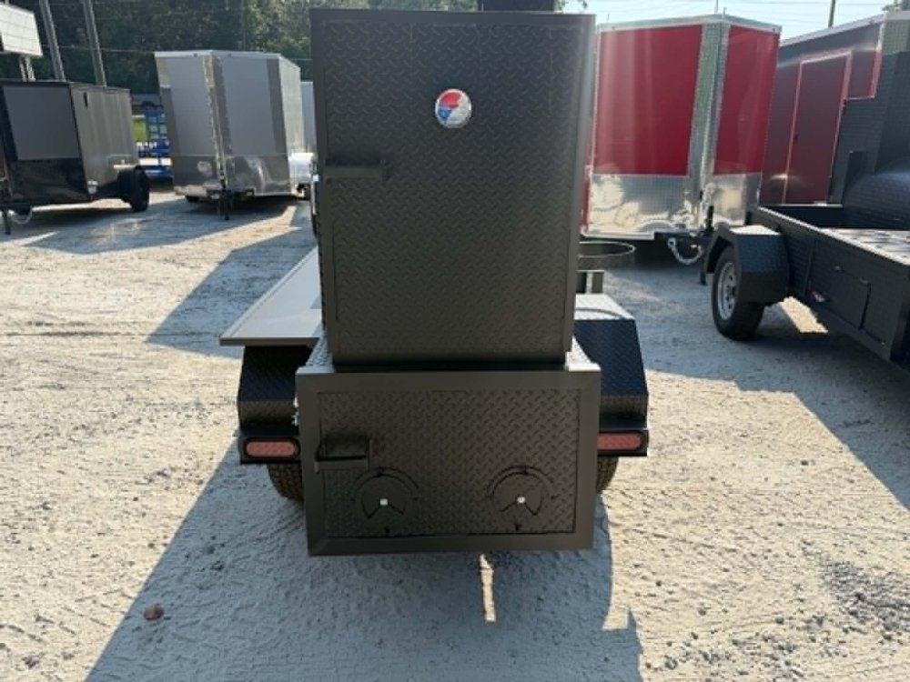 "A&A REAL DEAL" 60" Reverse Flow Smoker, Grill, Rib Box, Insulated Firebox, Fish Fryer