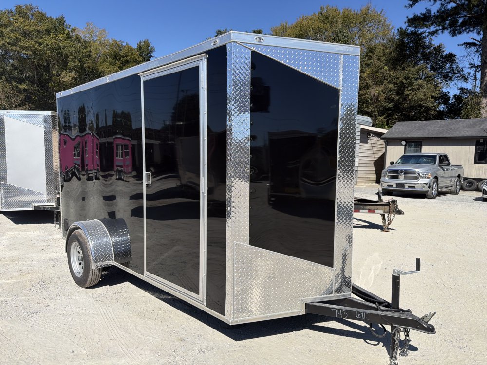 6x12 Enclosed Trailer 6'6" Interior Height W/ Side Door & Ramp 2027 Coast 2 Coast