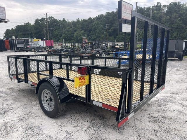 6X12 Utility Trailer W/ 2 Foot Mesh Sides 2026 Lone Wolf Trailer