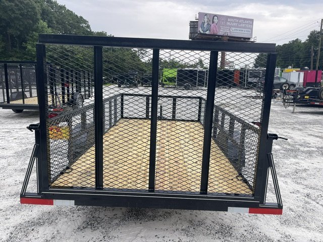 6X12 Utility Trailer W/ 2 Foot Mesh Sides 2026 Lone Wolf Trailer