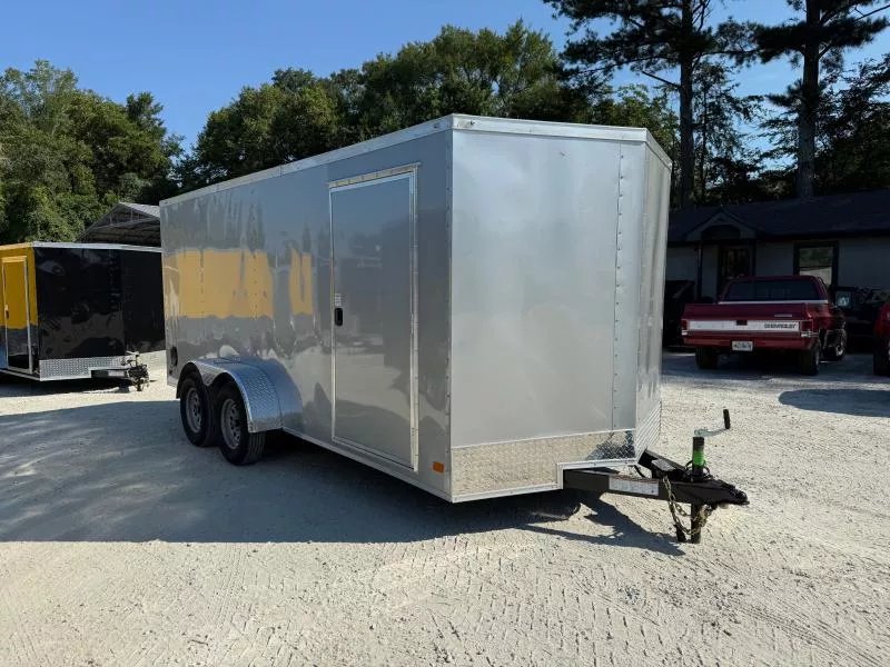 2026 NationCraft Trailers 7X16 Enclosed Trailer 6'3" Interior Height W/ Side Door & Ramp