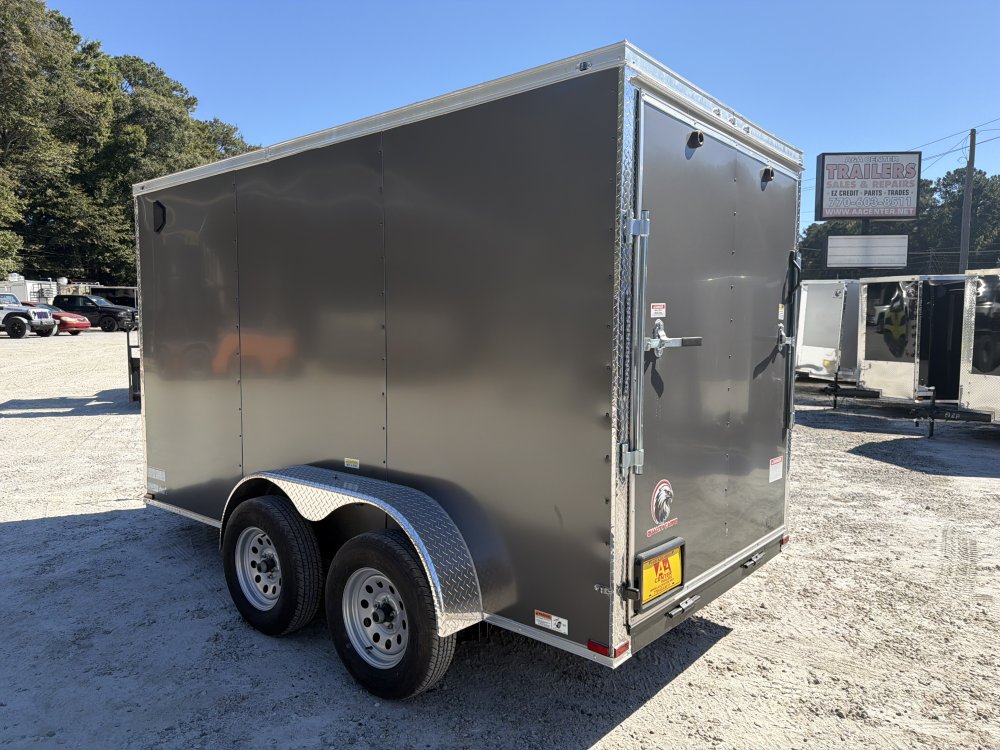 2027 Quality Cargo 6x12 enclosed cargo trailer, stock #080370, photo 2 of 3