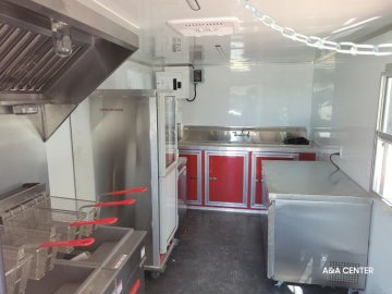 2027 Other 8.5x20 BBQ Porch Food Trailer LOADED W/ Smoker, Gas Package, Hood Vent, Dual Deep Fryers, Proofing Cabinet, Freezer & Refrigerator (On Order)