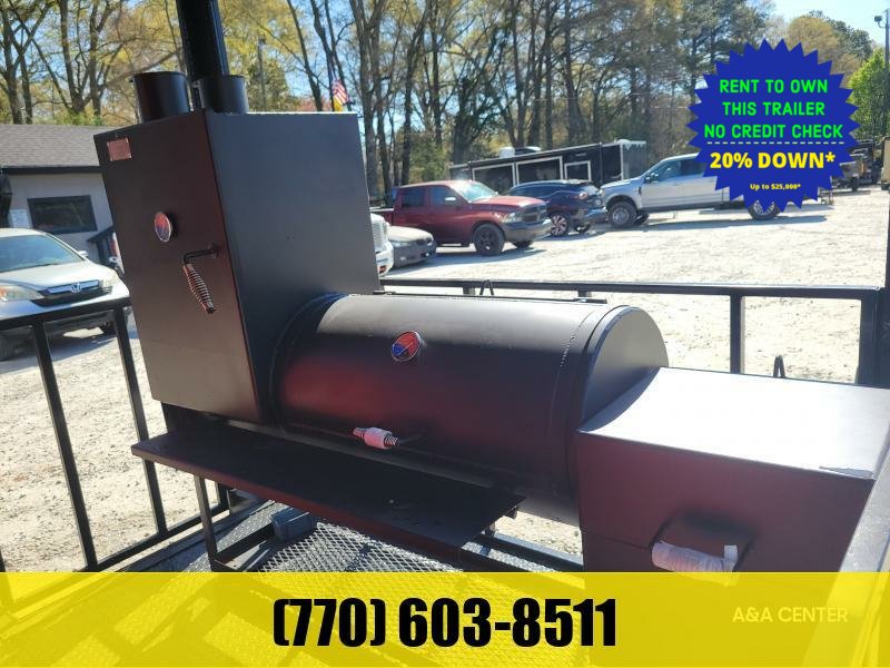 2026 Other 8.5x20 BBQ Porch Food Trailer LOADED W/ Smoker, Gas Package, Hood Vent, Dual Deep Fryers,