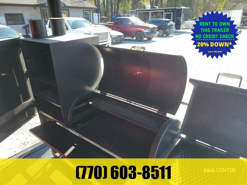 2026 Other 8.5x20 BBQ Porch Food Trailer LOADED W/ Smoker, Gas Package, Hood Vent, Dual Deep Fryers,