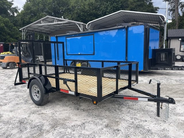 6x10 Utility Trailer W/ 2' Mesh sides 2026 Lonewolf
