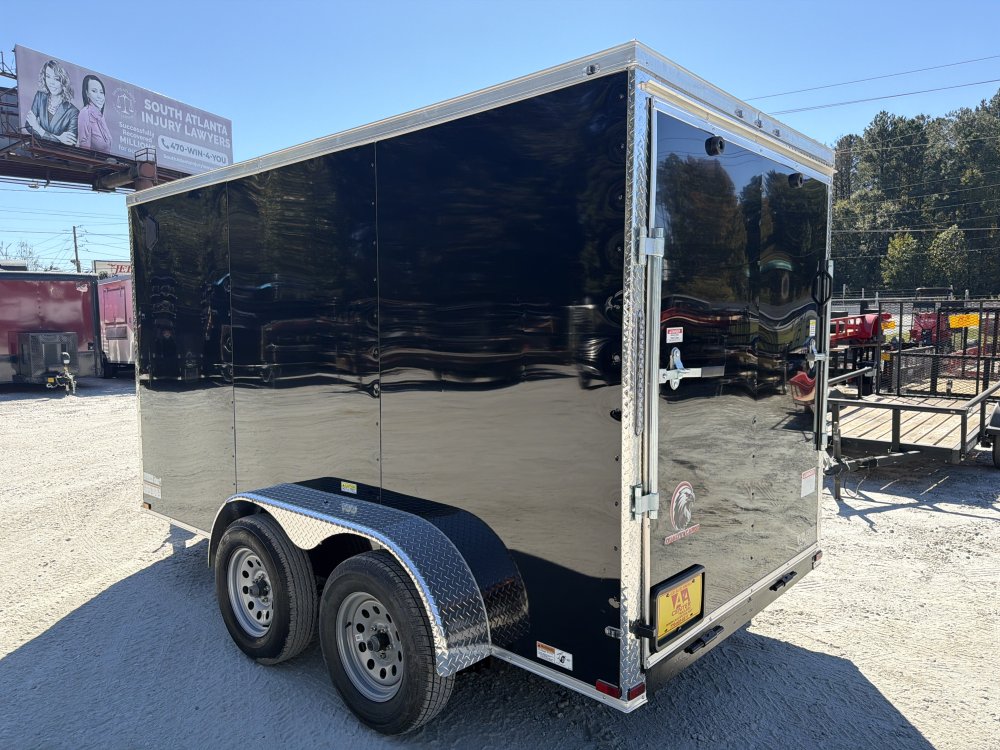 2027 Quality Cargo 6x12 enclosed cargo trailer, stock #082531, photo 2 of 3