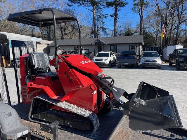 2019 Other USED 5X8 Equipment Trailer MMDI W/ Mini Compact Track Loader