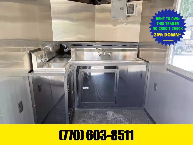 2025 Other 6X12 Food Trailer SINK PKG,50 AMP ELECTRICAL PACKAGE, A/C, FINISHED INTERIOR
