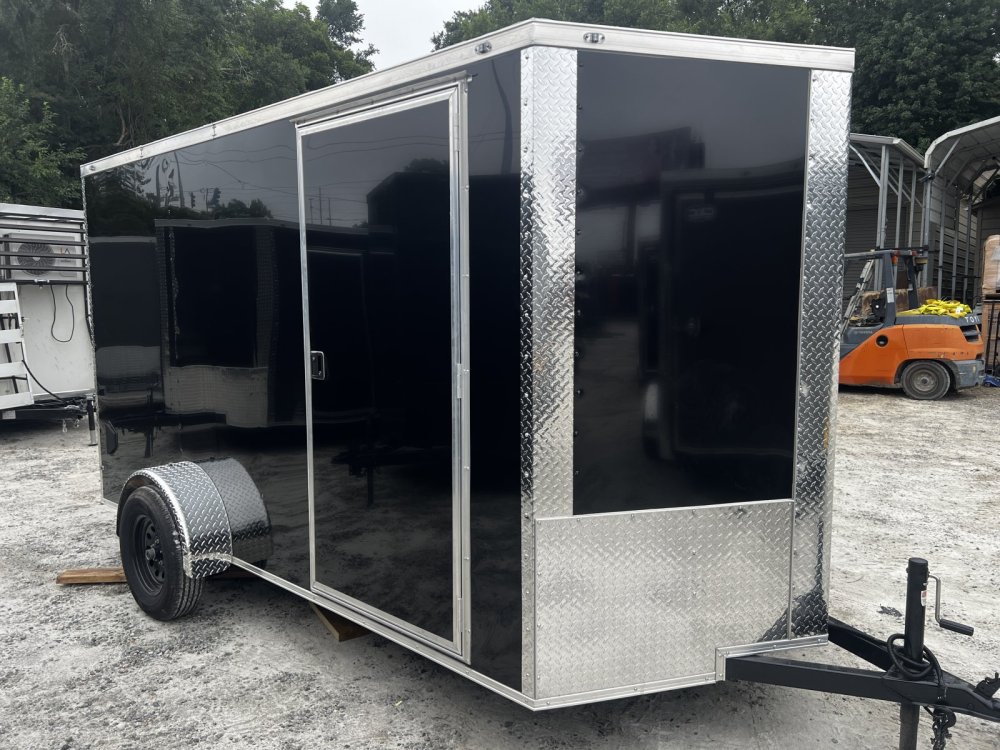2027 Coast 2 Coast 6x12 Enclosed Trailer 6'6" Interior Height W/ Side Door & Ramp