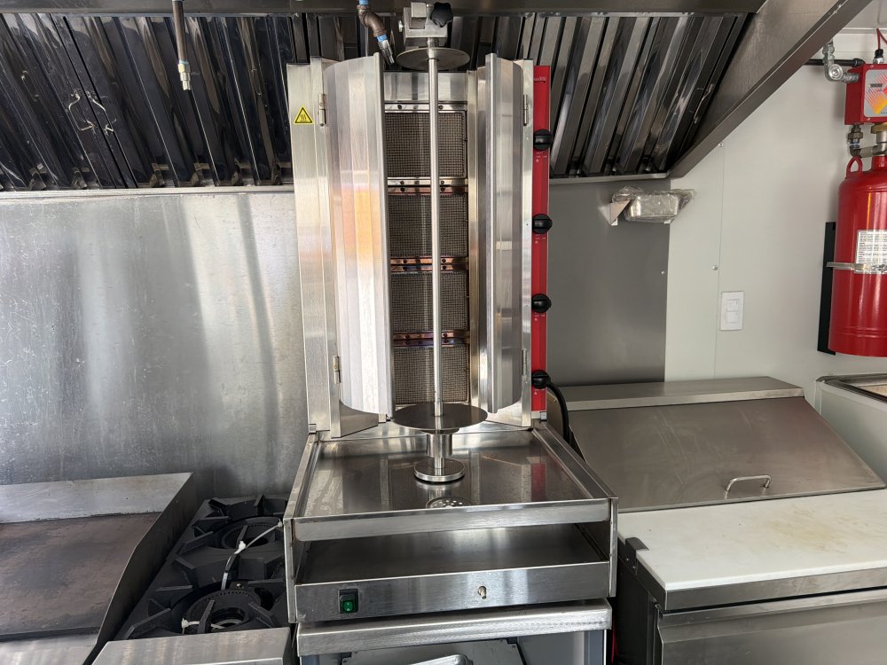 USED 7X14 Food Trailer W/ Triple Sink, Fryer, Griddle, Flat Top, Fridge, Concession Window 2025 FUD