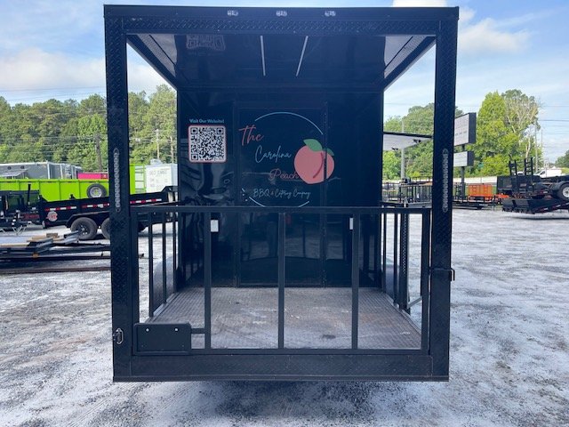 2025 7x20 Used Concession W/ Porch, Triple Sink, Hand Wash Sink, Concession Window