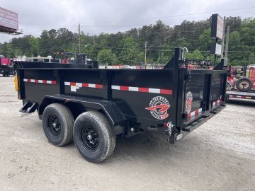 2027 Homesteader Trailers 7x12 Dump Trailer W/ 2-5200 LB Axles Tarp & Ramps