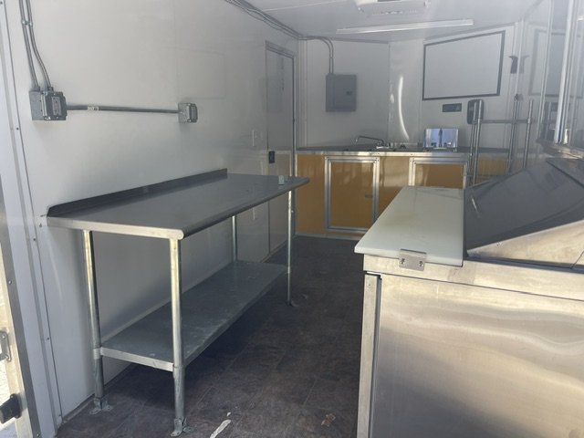 2019 LGS USED 7X12 Food Trailer W/ Prep Table Triple Sink, Concession Window Other
