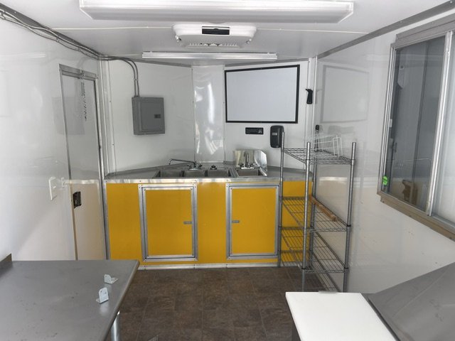2019 LGS USED 7X12 Food Trailer W/ Prep Table Triple Sink, Concession Window Other