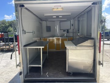 2019 LGS USED 7X12 Food Trailer W/ Prep Table Triple Sink, Concession Window Other