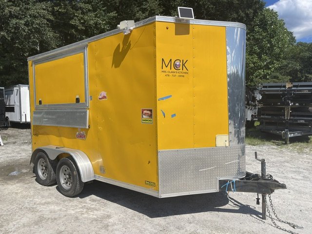 2019 LGS USED 7X12 Food Trailer W/ Prep Table Triple Sink, Concession Window Other